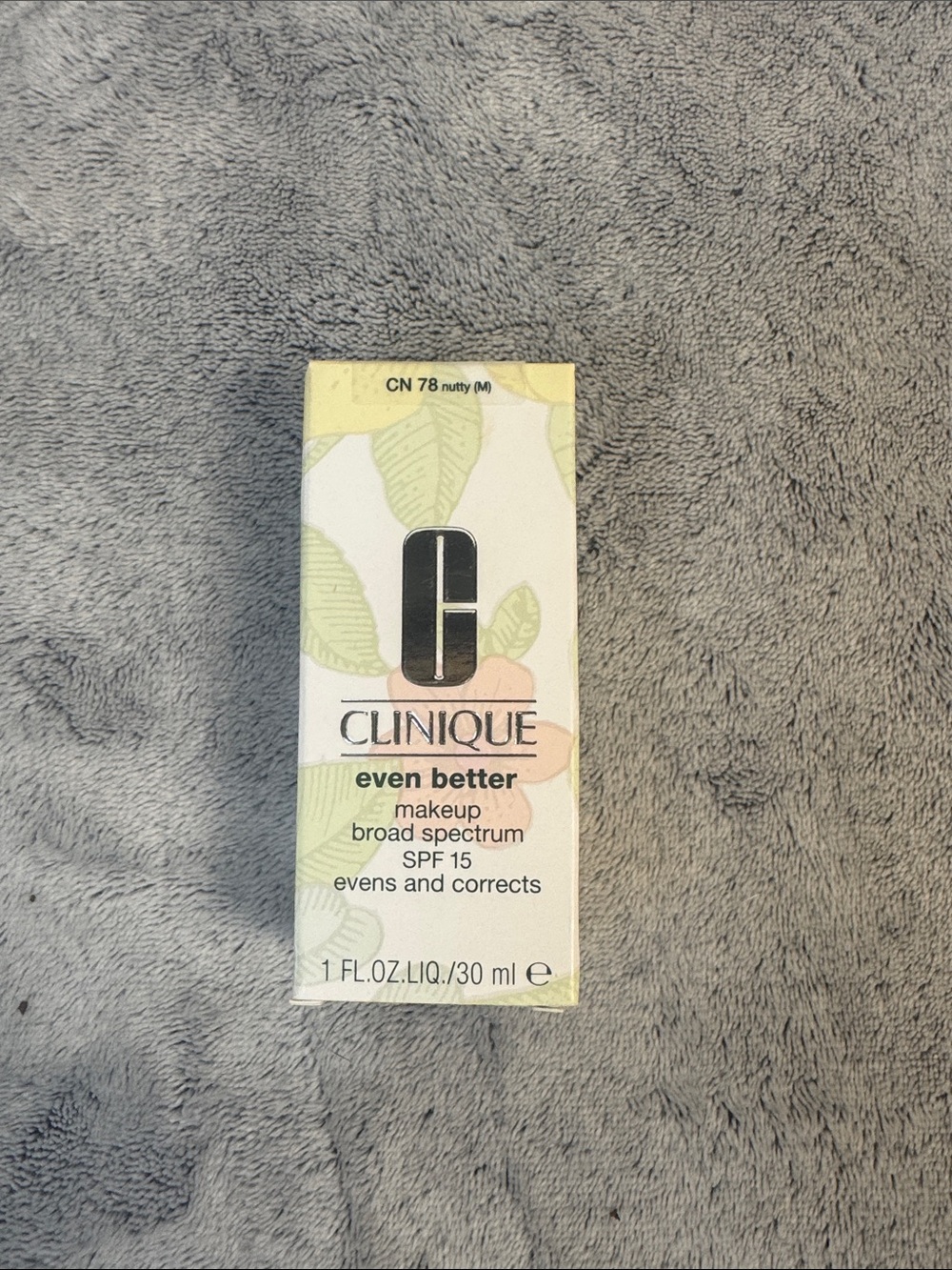 NWT Clinique Even Better Makeup SPF 15 - Shade CN 78 Nutty (M)